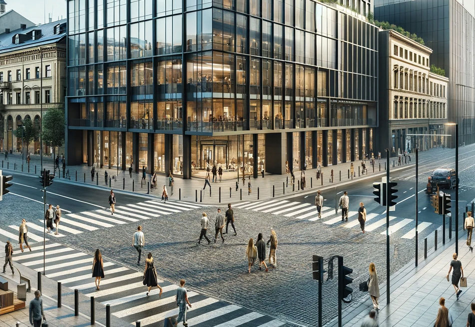 Počítání lidí na frekventované ulici